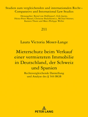 cover image of Mieterschutz beim Verkauf einer vermieteten Immobilie in Deutschland, der Schweiz und Spanien